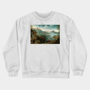 Landscape with the flight into Egypt - Pieter Bruegel the Elder Crewneck Sweatshirt